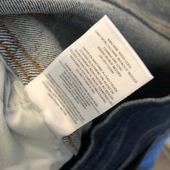 Re/Done Blue High Rise Loose Button Fly in Jetty Jeans 32 - Picture 15 of 15